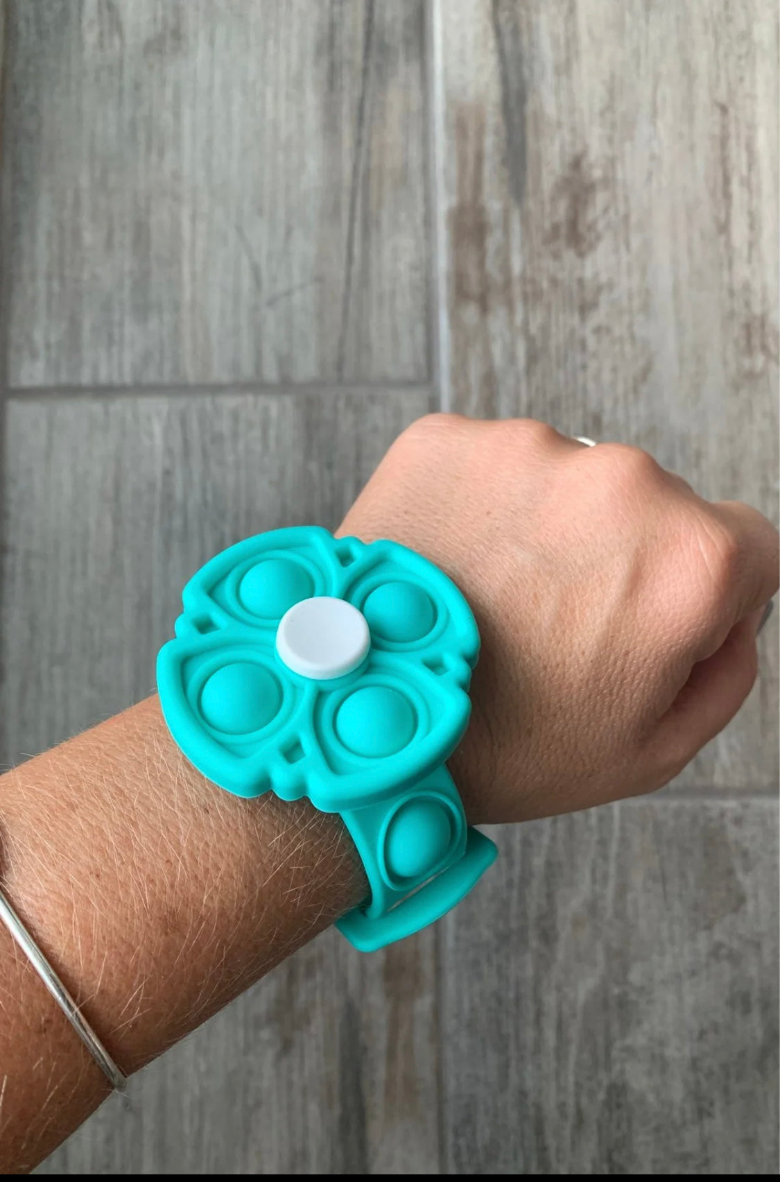 Pop Fidget Bracelet With Spinner